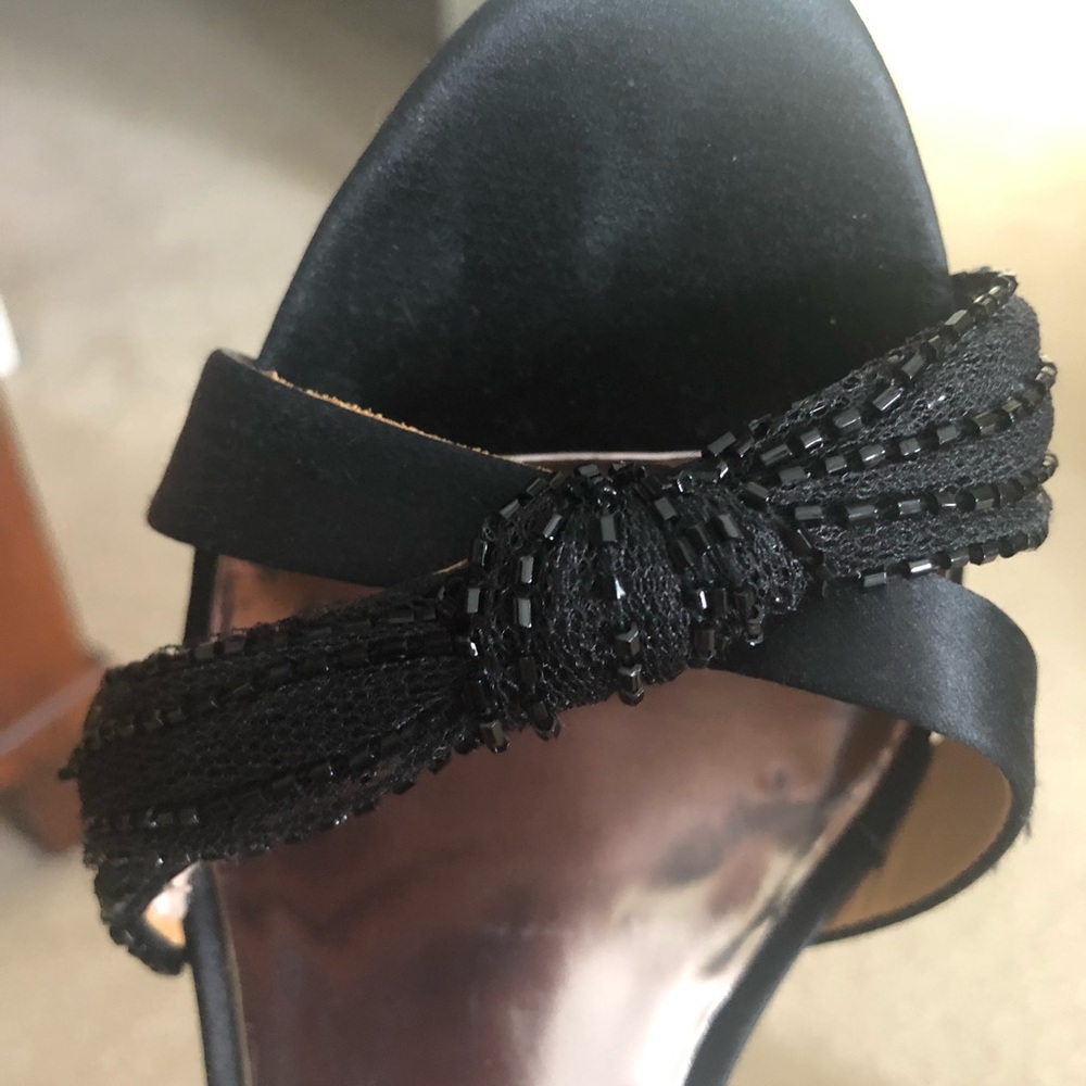 Badgley Mischka Ryanne Evening Shoes Sz 8 - Picture 7 of 8